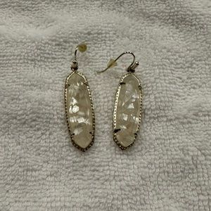 Pearl Sparkle Gold Kendra Scott Earrings
